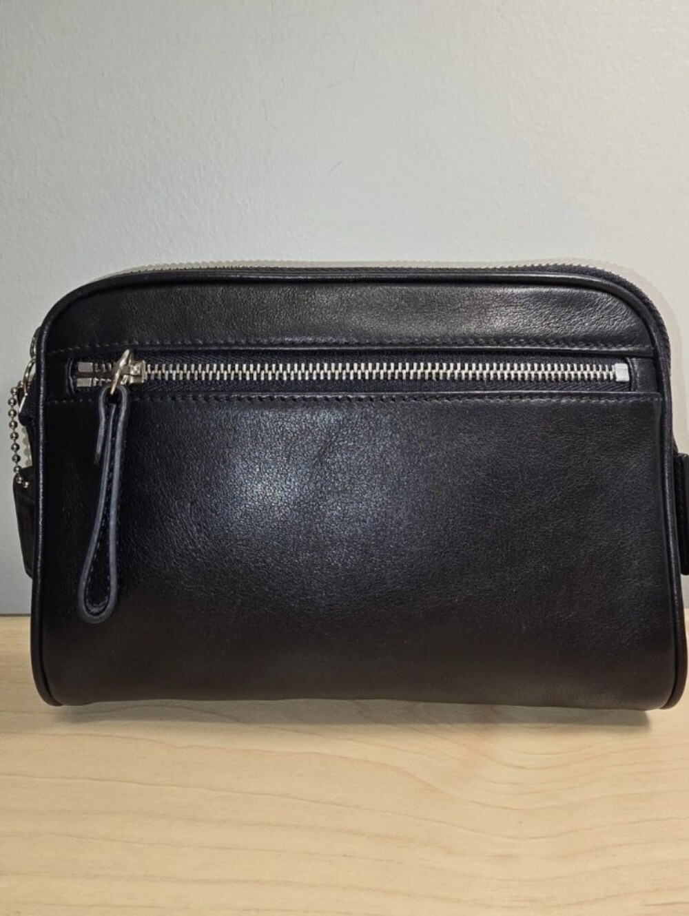 Coach Leather Cosmetic pouch